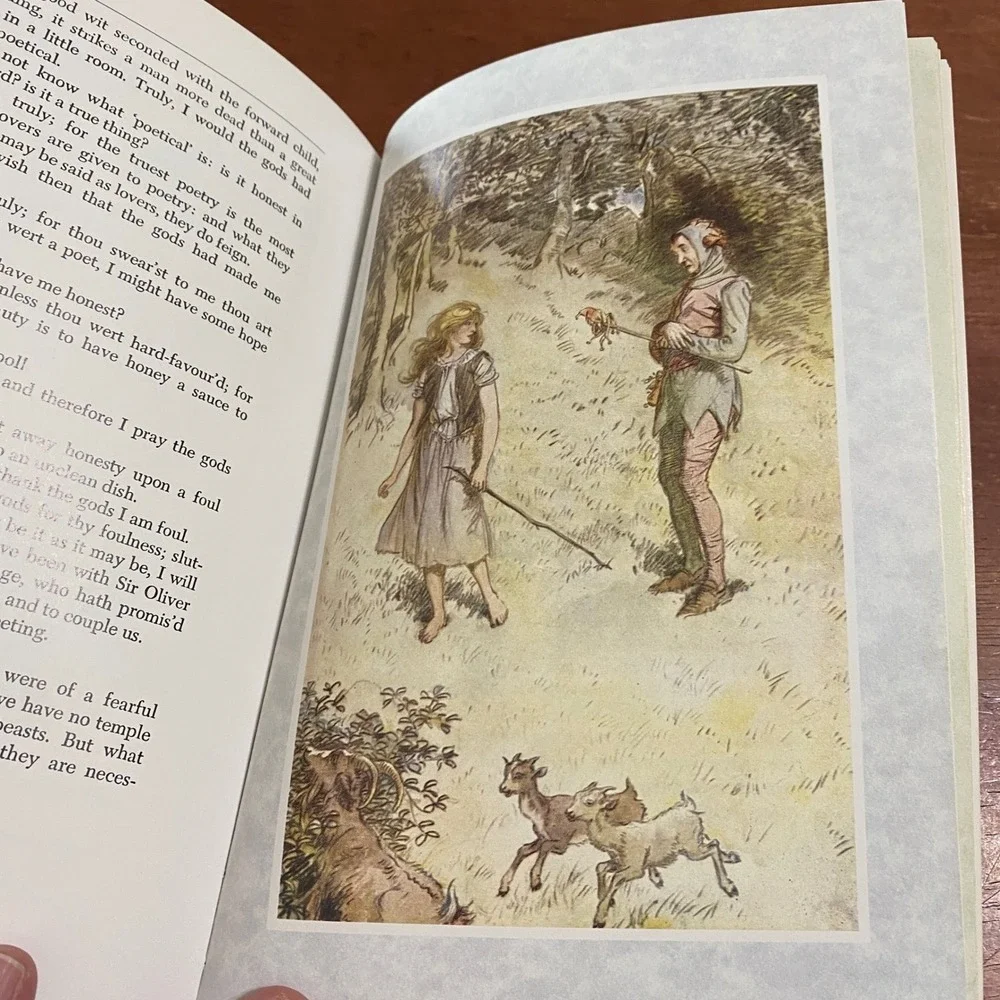 As You Like It Hardcover William Shakespeare Hugh Thomson Vintage 90s‎ Reprint